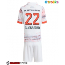 Otroške Nogometnih dresov Bayern Munich Raphael Guerreiro #22 Gostujoči 2025-26 Kratki rokavi (+ hlače)